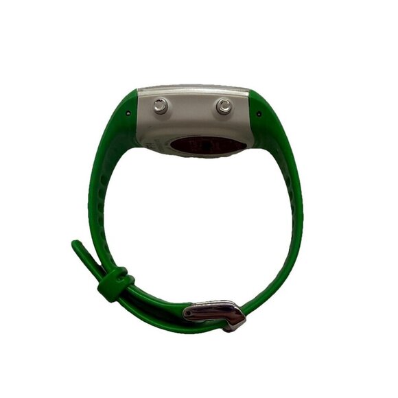 Polar FT4 Unisex Digital Watch White Square Face Kelly Green Silicone Strap WR30 - Picture 5 of 8